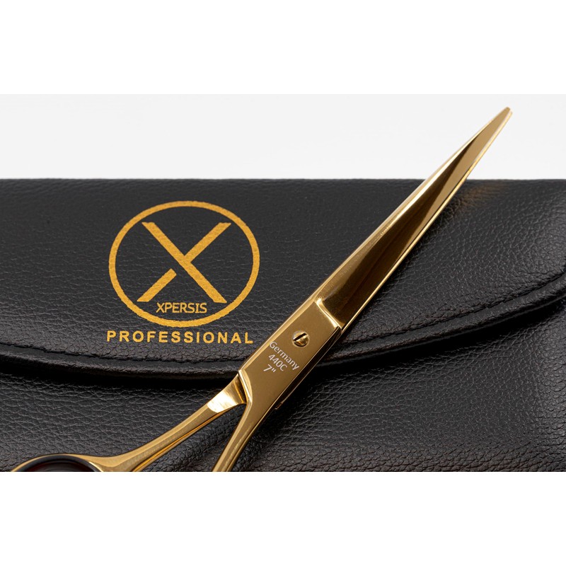 XPERSIS PRO 7" Golden German Made Sharp Barber Hair Cutting