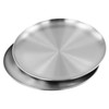SOUJAP 15 PCS Stainless Steel Plates, 10.2 Inch Lightweight Pizza