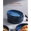 famiware Star 7.5" Pasta Bowls Set, Salad Bowl Set of