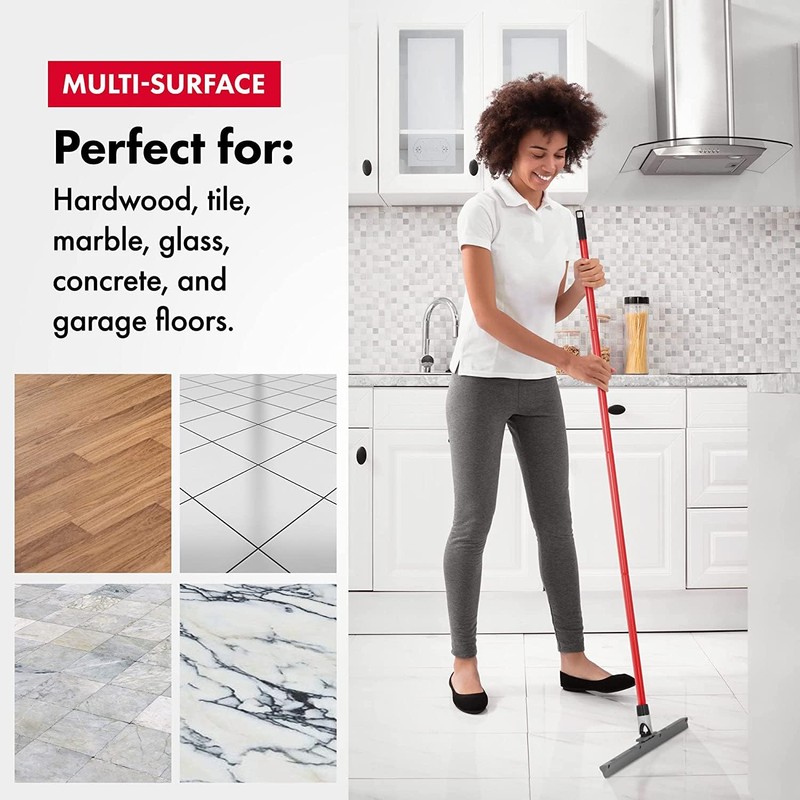 Heavy Duty Floor Squeegee for Concrete and Tile Floor -