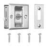 Eco-Fused Pocket Sliding Door Lock - Brushed Nickel Privacy Door