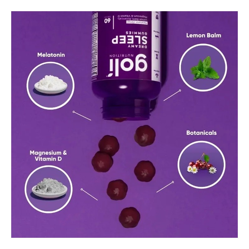 60 Gomitas Goli Nutrition, Sleep Melatonina
