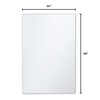 Better Bevel 24" x 30" Frameless Rectangle Bathroom Wall Mirror