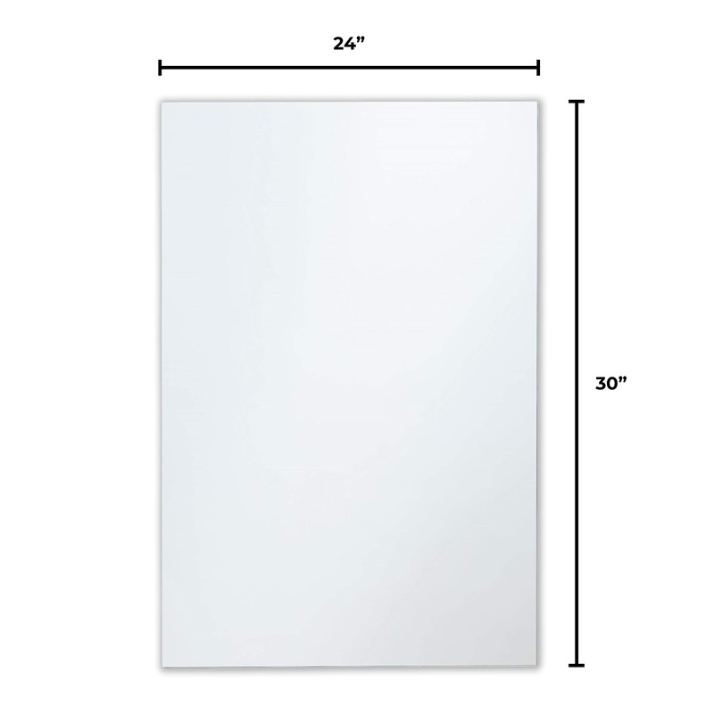 Better Bevel 24" x 30" Frameless Rectangle Bathroom Wall Mirror