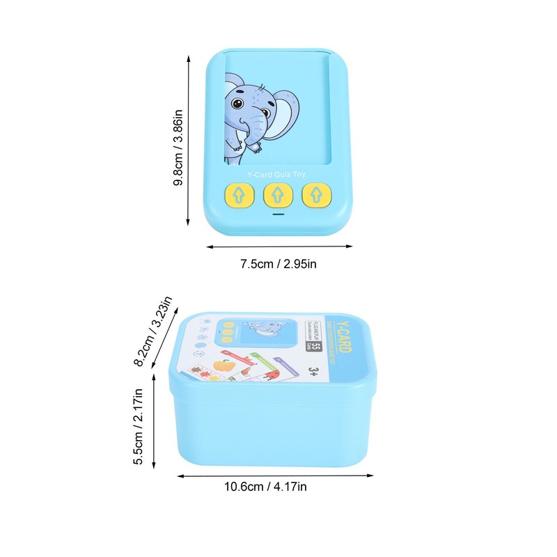 Baby Talking Flash Cards 55 Cards Automatic Reading Educational English