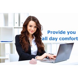 Wireless Mouse Ergonomic Vertical Pink Rechargeable Silent Upright Comfortable Carpal Tunnel Ergo Optical Cordless Mice for Small Middle Hands for PC Laptop Computer Macbook Office Work Wrist Pain