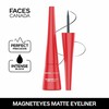 FACESCANADA Matte Eyeliner - Black | Waterproof Liquid Eyeliner with