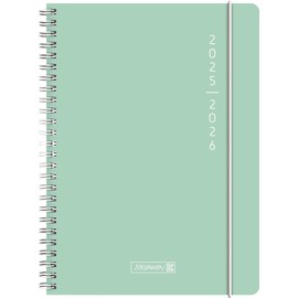 BRUNNEN School Diary '25/'26 Plain Mint, A5, Plastic