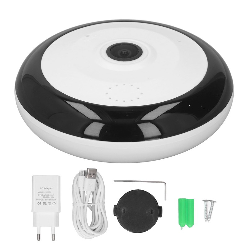 360 Degree Panoramic Camera 1.3MP VR Fisheye Monitoring WiFi Wireless