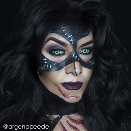 Mehron Makeup CreamBlend Stick | Face Paint, Body Paint, & Foundation Cream Makeup | Perfect for Halloween .75 oz (21 g) (Black)