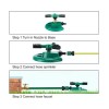 ML Aspersor Boquilla Giratoria Para Jardin Automatico Riego