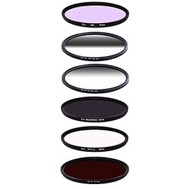 ICE AstroMax 6 Slim Filter Set 82mm LiPo, Reverse Grad 0.9, Soft Grad 0.9, ND100000 16.5 Stop ND, UV-IR Cut, Infrared 760nm Optical Glass 82