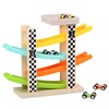 Car Ramp Race Track Roof Top Early Educational Miniature Pull