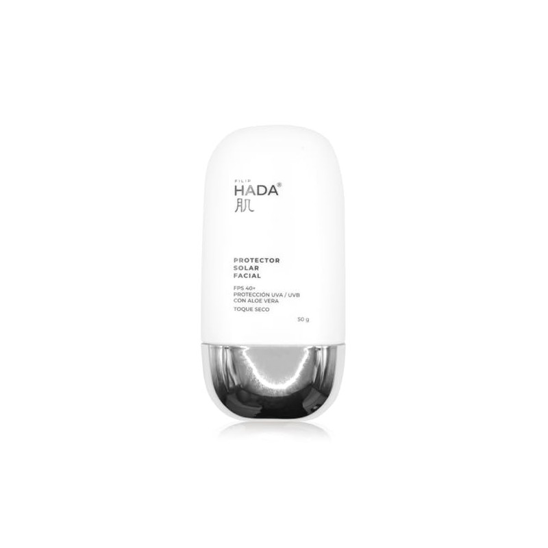 HADA Skincare, Protector Solar Facial FPS40+, Toque Seco Filip