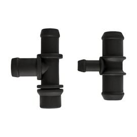 FUSCH 2PCS HVAC Heater Water Hose Tee Connector Compatible with 2010 2011 2012 2013 Transit Connect 2.0L Replace#: 9T1Z-18472-C KH-623