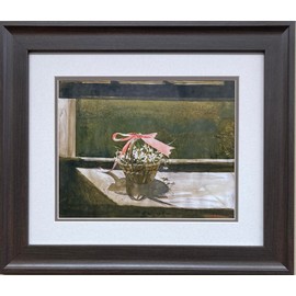 Andrew Wyeth May Basket '84" CUSTOM FRAMED Art Americana Rural Farm USA