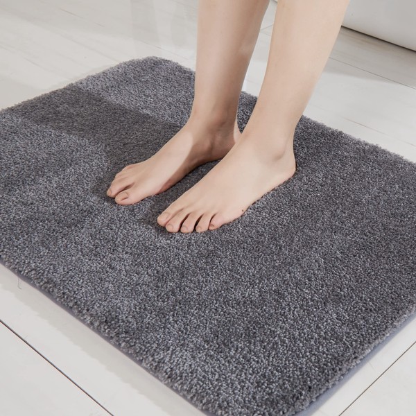 COSY HOMEER Extra Thick Bath Rugs for Bathroom - Anti-Slip