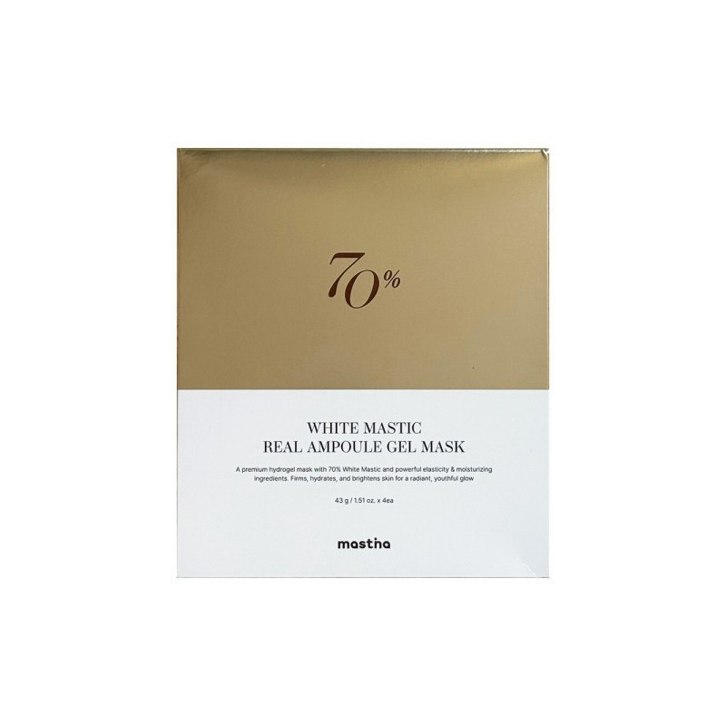 Mastina White Mastic Real Ampoule Gel Mask 4 Sheets 1