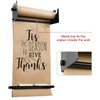 Fitous Wall Mounted 36" Kraft Paper Roll Holder Dispenser &