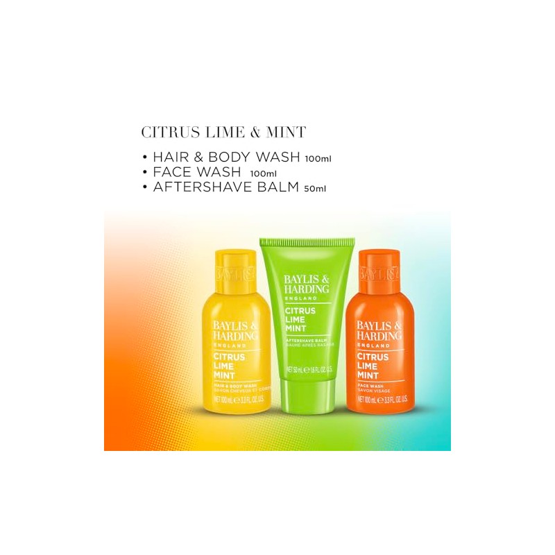 Baylis & Harding Citrus, Lime & Mint Men's Refreshing Essentials