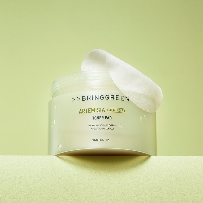 BRINGGREEN Artemisia Calming EX Toner Pad 75P - BRINGGREEN Artemisia