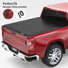 oEdRo Soft Tri-Fold Truck Bed Tonneau Cover Compatible with 2015-2022