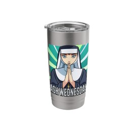 Ash Wednesday Nun Fasting Sacrifice Prayer Repent To Christ Stainless Steel Insulated Tumbler