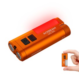 ACEBEAM UC3A EDC AAA Flashlight, 900 High Lumens Multi-Light Source Light