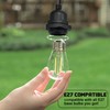 LEDSone Modern Adjustable Single-Head Pendant Light with E27 Socket for