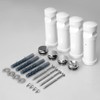 Heilmetz® Bracket for Bathroom Radiator, Mounting Kit, Mounting Material, Suspension