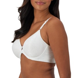 Bali Women's Comfort Revolution Front-Close Shaping Underwire Bra, White,40C