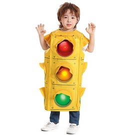 Seasons Toddler 3D Light Up Traffic Light Costume,Traffic Light Lamp Costume For Child 3-4 Years,Stop Light Lamp, Blinking Costume