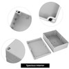 QWORK® Surface-Mounted Junction Box, Junction Box, Waterproof, Dustproof, IP66 ABS