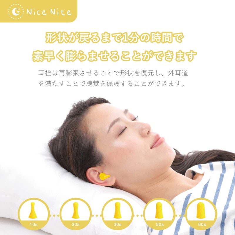 Ear Plugs for Sleep, Noise Canceling, Soft Foam, Soundproofing, Strongest