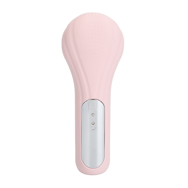 Electric Face Cleansing Brush Vibration Heating Waterproof Silicone Facial Deep
