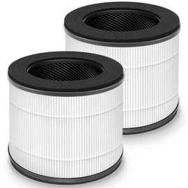 AP-T10FL AP-T10 Air Purifier Filter Replacement for Homedics Air Purifier by Blutoget - Fit for Homedics Total Clean Air Purifier AP-T10-BK AP-T10-WT-360 Degree H13 with Activat Carbn 2Pack