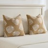 Fall Pumpkins Throw Pillow Covers 18x18 Inch Set of 2,Soft