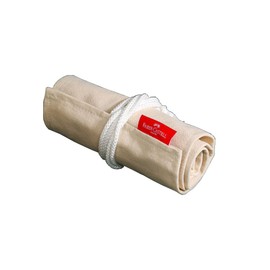 Faber-Castell 573076 Pencil Roll, 72 Colors, Natural, Colored Pencil Case, Canvas, Winding Type, Simple, White, Brush Case, Tool Holder, Pencil Case, Pencil Storage, Compact Carrying, beige, Simple