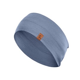menique 100% Merino Women's Headband: menique Non-Slip Sweatband Width Ear Warmers for Running Hiking Yoga Sports Headbands for Moisture Wicking and Hair Band (Universal, Light Blue)