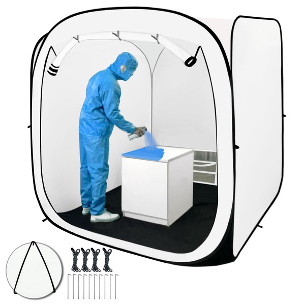 CooTentler Pop Up Paint Booth 6x6x6ft Portable Spray Tent with