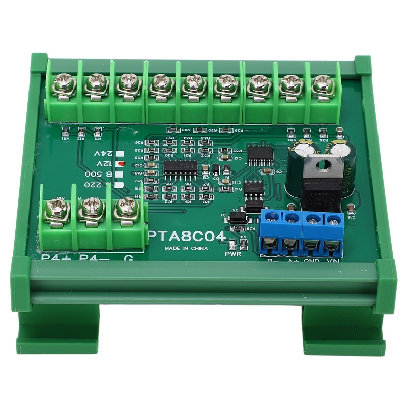 Temperature Sensor Module Resistance Collection PT100 RTD RS485 with Guide