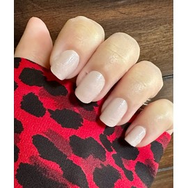 ManiCURE Nail Polish Barely There Glitter, ManiCURE  Real Nail Polish Strips