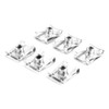75pcs Fairing Bodywork Panel U Clips Clamp M6 U Nut