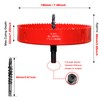 Hole Saw 7-1/2" (190mm) for Wood, 7.5 inch HSS Bi-Metal