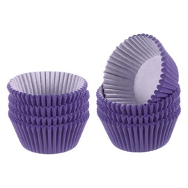 HARFINGTON 200 Count Cupcake Liners Purple Cupcake Cups Standard Size Muffins Liners Papers Baking Cups Wrappers Greaseproof for Party Wedding Birthday