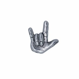 Jim Clift Design I Love You Sign Language Lapel Pin - 50 Count