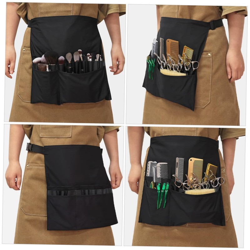 SAFIGLE Classic Black Hairdressing Apron with Adjustable Straps Essential Tool