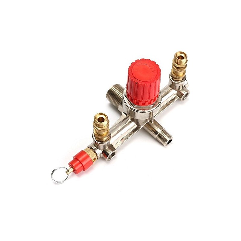 OZSTOCK 90-120PSI Air Compressor Pressure Switch Control Valve Manifold Gauges