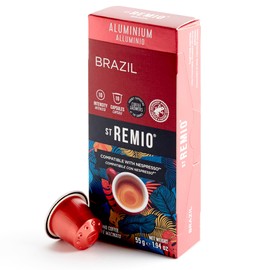 St Remio Coffee Nespresso Compatible Capsules BRAZIL 10pk 55g