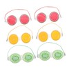 Mikinona 6pcs Fruit Eye Mask Home Use Eye Mask Ice